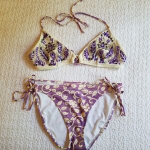 Victoria's Secret Embroidered Bikini Set
